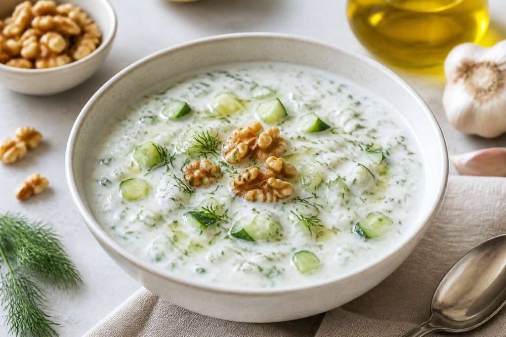 Recette du tarator : comment préparer cette soupe fraîche ?