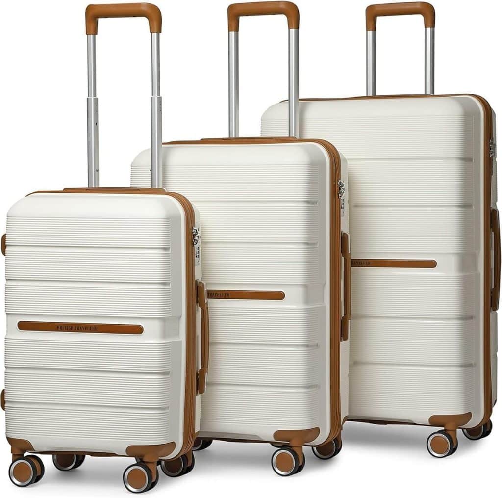Test du set de valises British Traveller en polypropylène