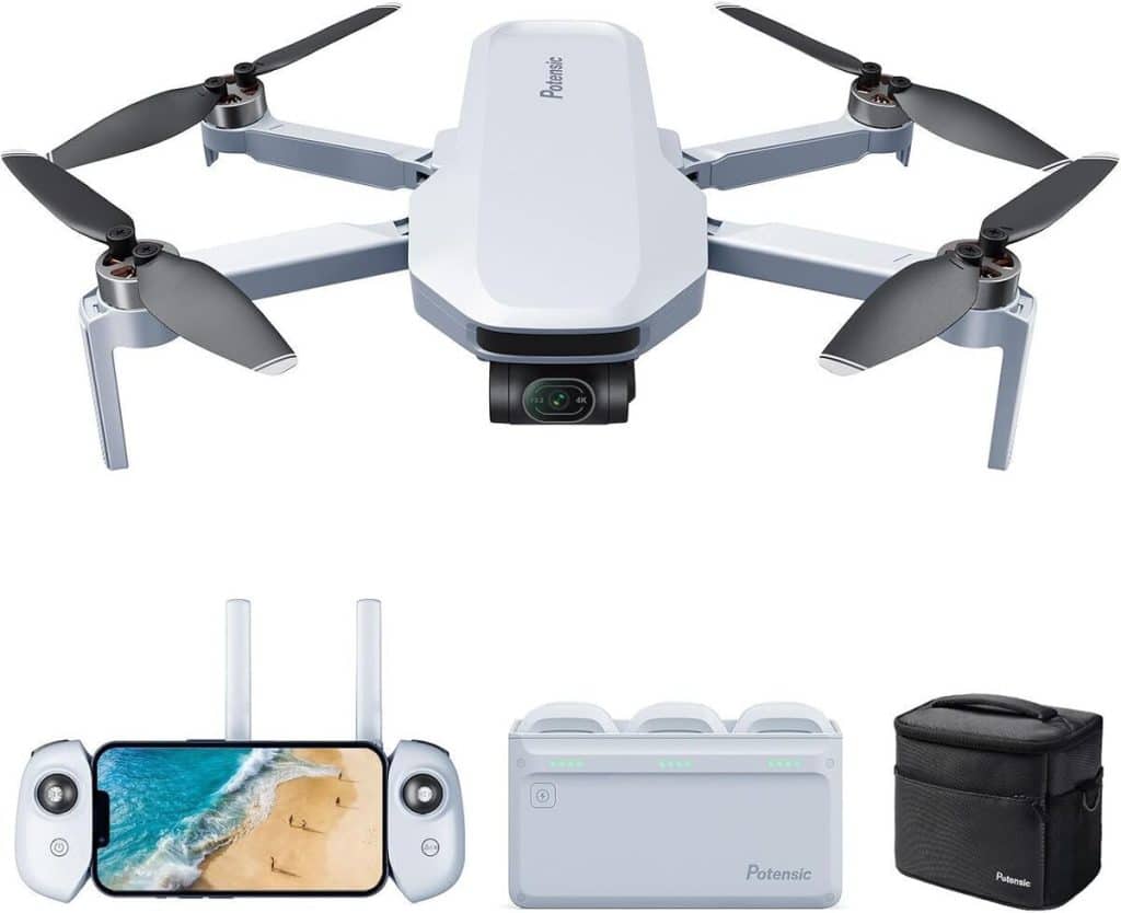 Test du drone Potensic ATOM : caméra 4K et gimbal 3 axes